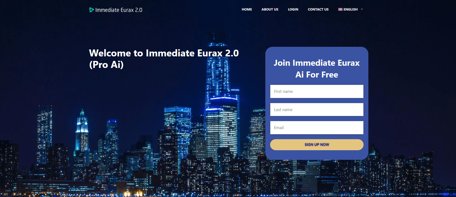 Immediate App Eurax (Pro 2.0) home