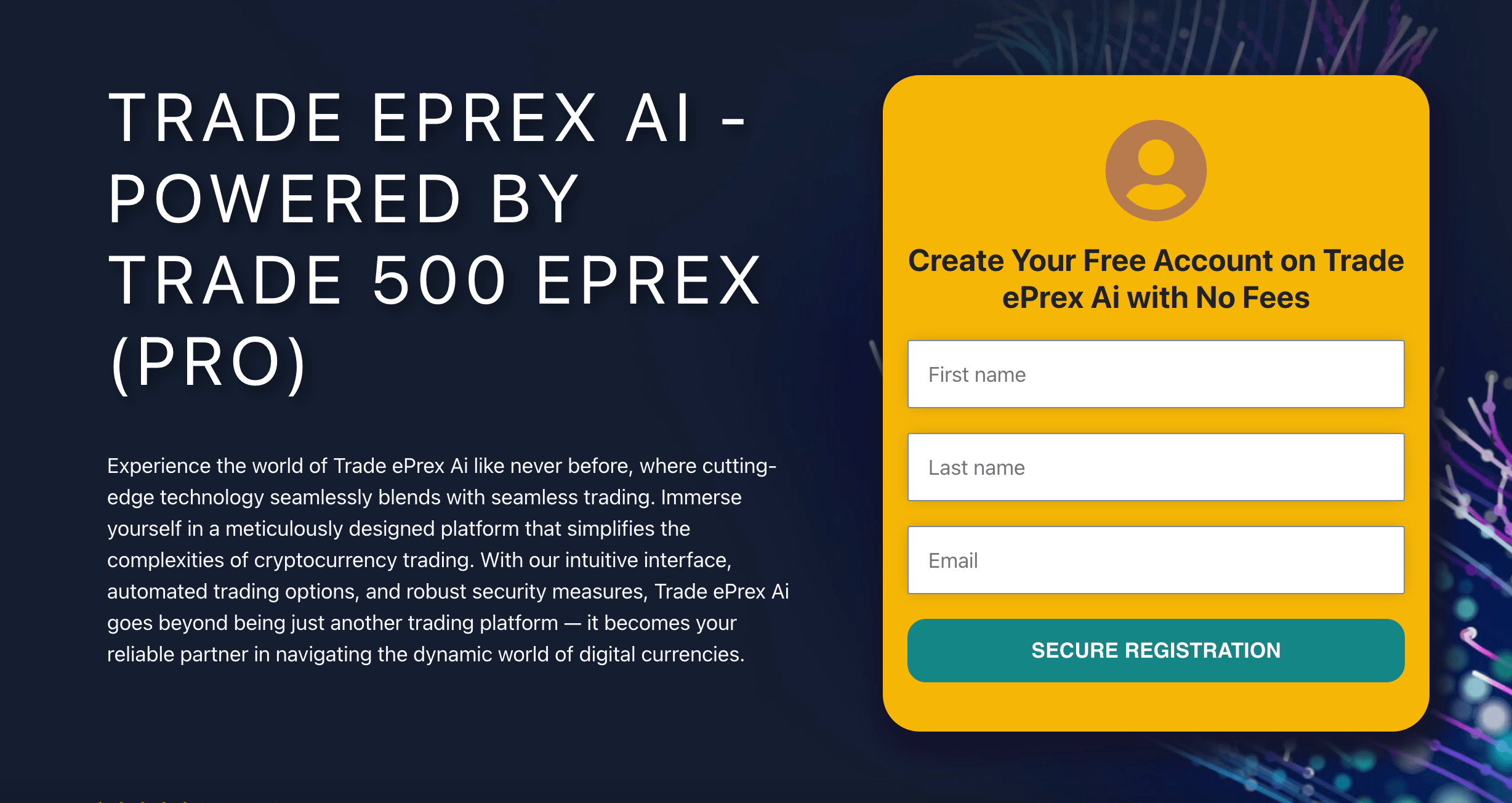 Trade ePrex Ai - main