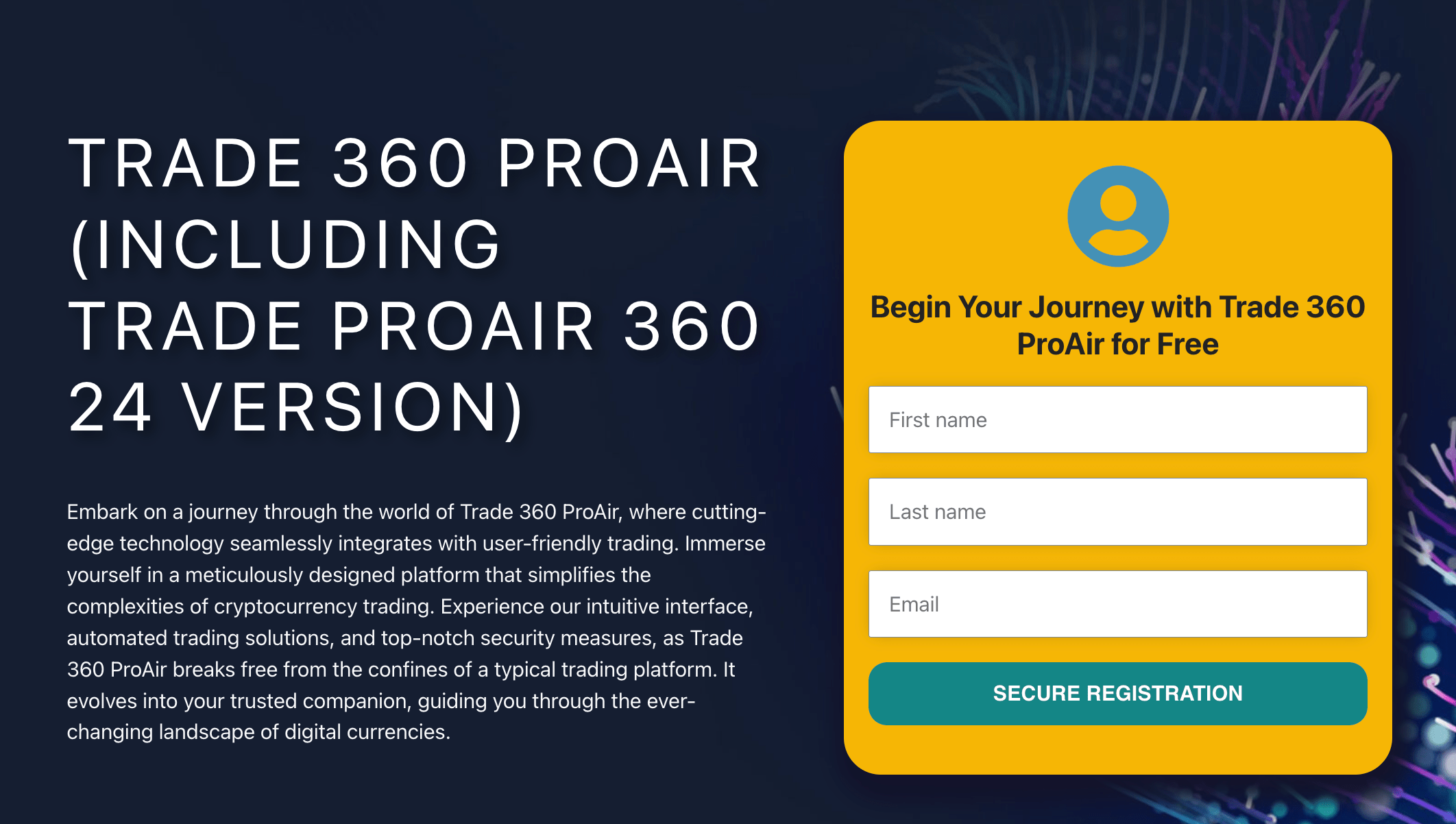 Trade ProAir App - main