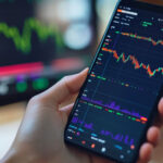 Handheld Trading App Usage