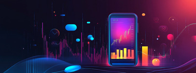 Futuristic Mobile Stock Visualization