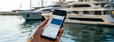 Smartphone Trading App Harbor View