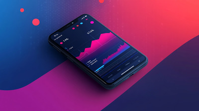 Colorful Gradient Trading Interface