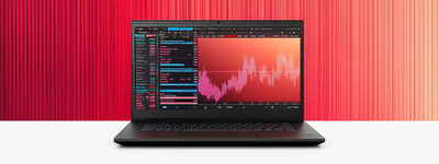 Modern Trading Analytics on Laptop